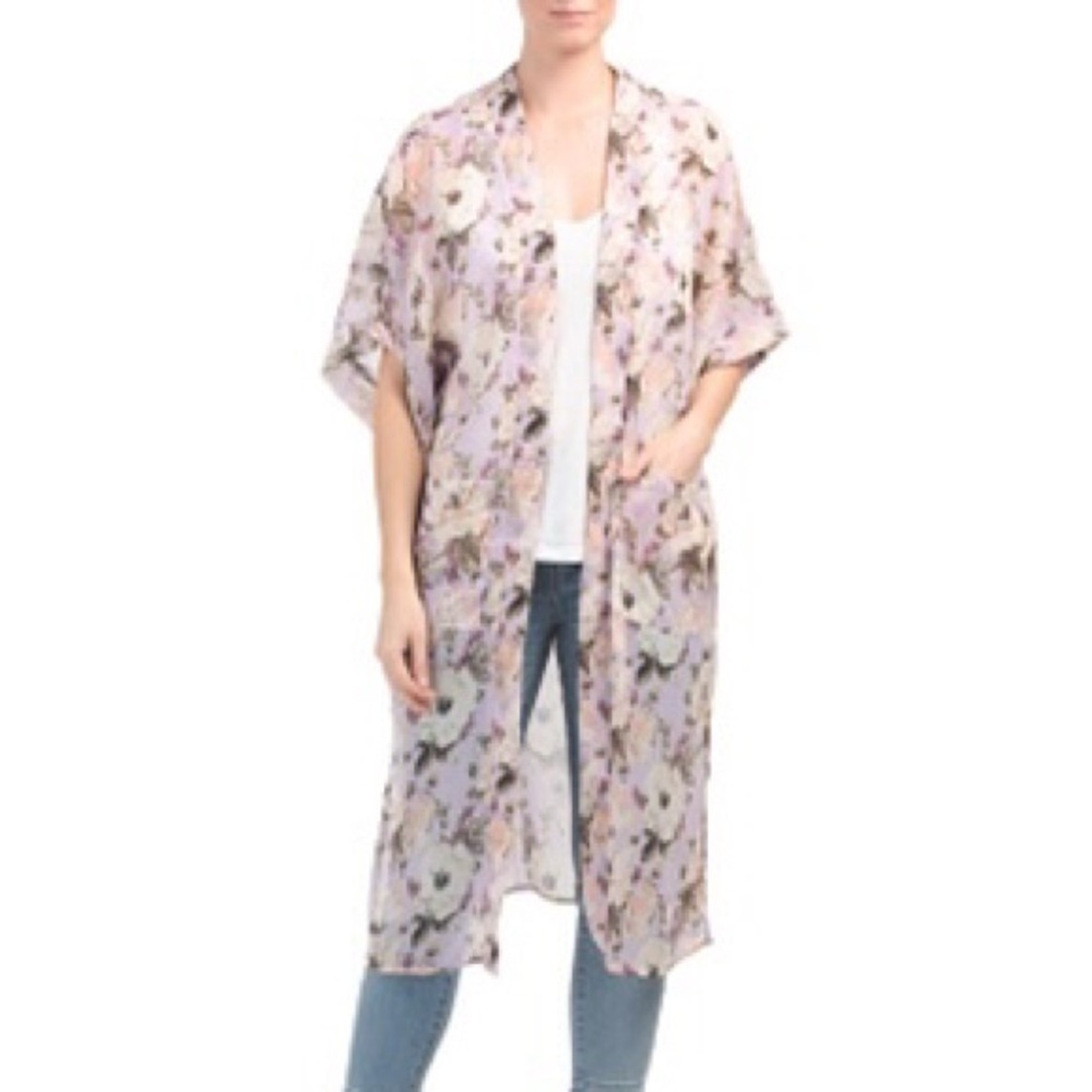𝅺STEVE Madden Floral Kimono Duster One Size